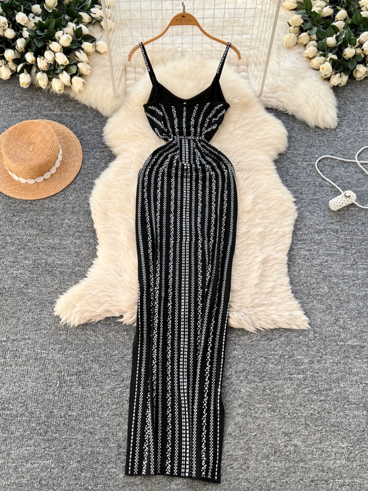 Mariel embellished dress FBC439 images